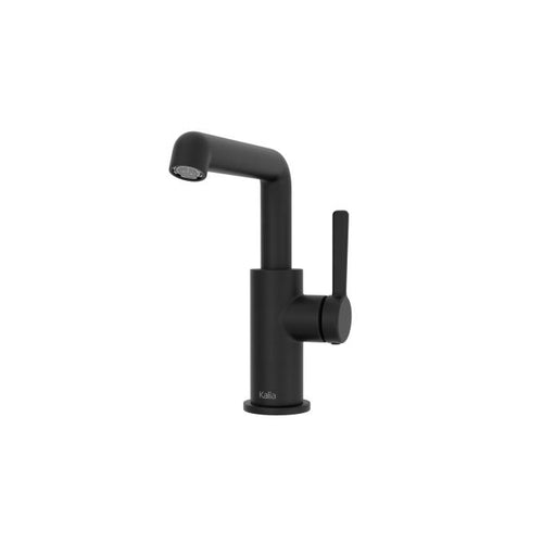 Kalia ELVA Single hole lavatory faucet with side handle with push drain and overflow