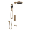 Kalia ELVA TB3 PREMIA : AQUATONIK™ T/P Push-Button Shower System with Wall arm