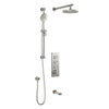 Kalia STEN TB3 (Valve Not Included) : AQUATONIK™ T/P Push-Button Shower System with Wallarm Pure Nickel PVD – BF2282-125