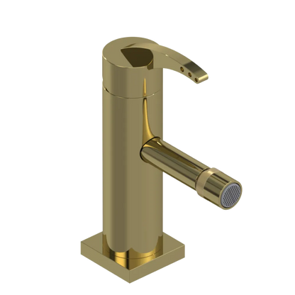 Rubinet Single Control Bidet Fitting (less drain) Natural Brass