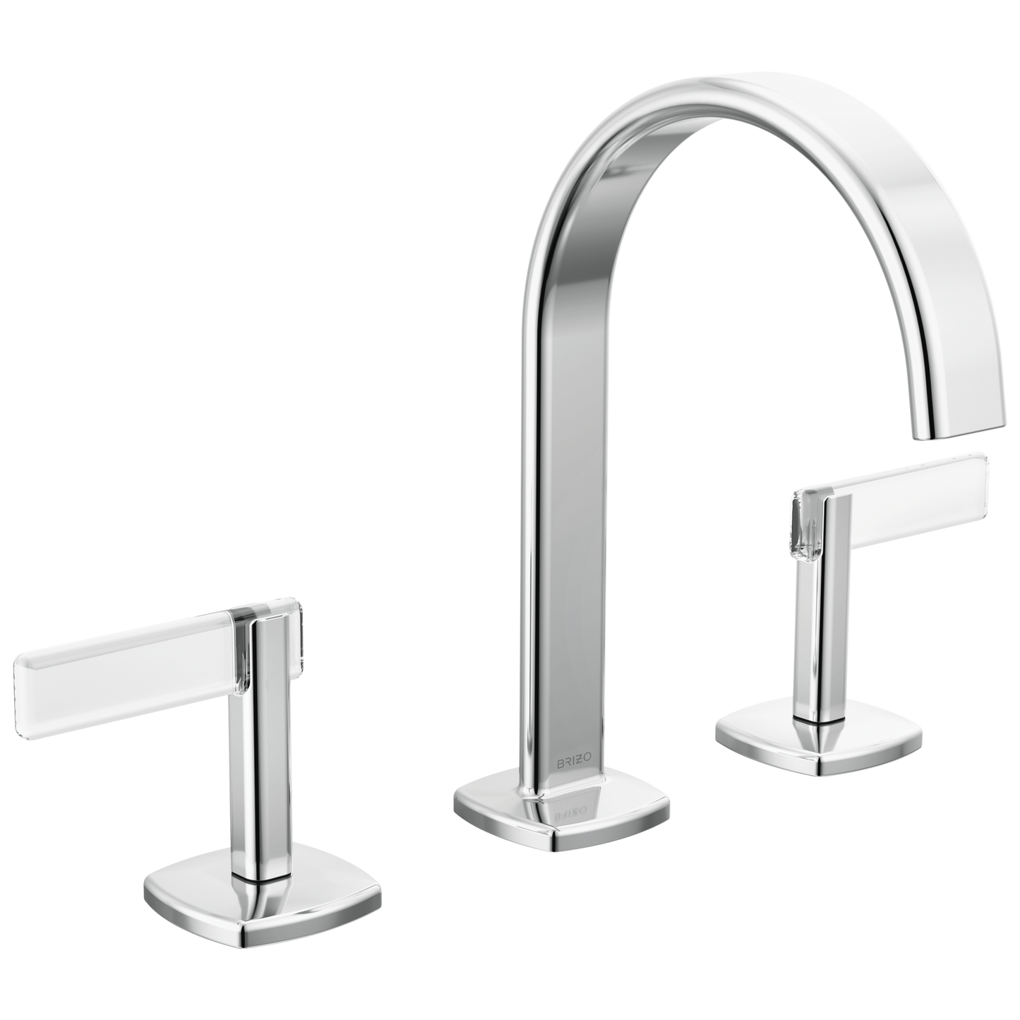 Brizo Widespread Lavatory Faucet With Arc Spout Less Handles