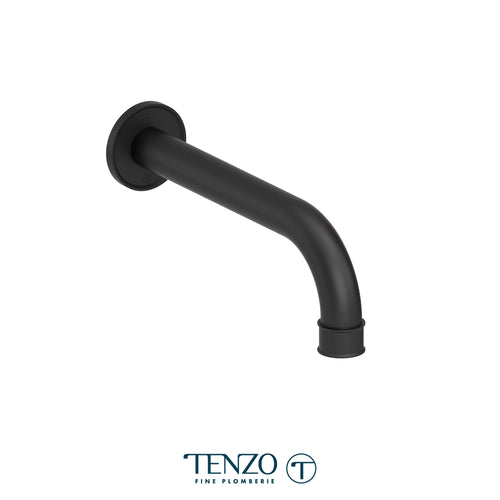 Wall mount spout 20cm [8in] brass