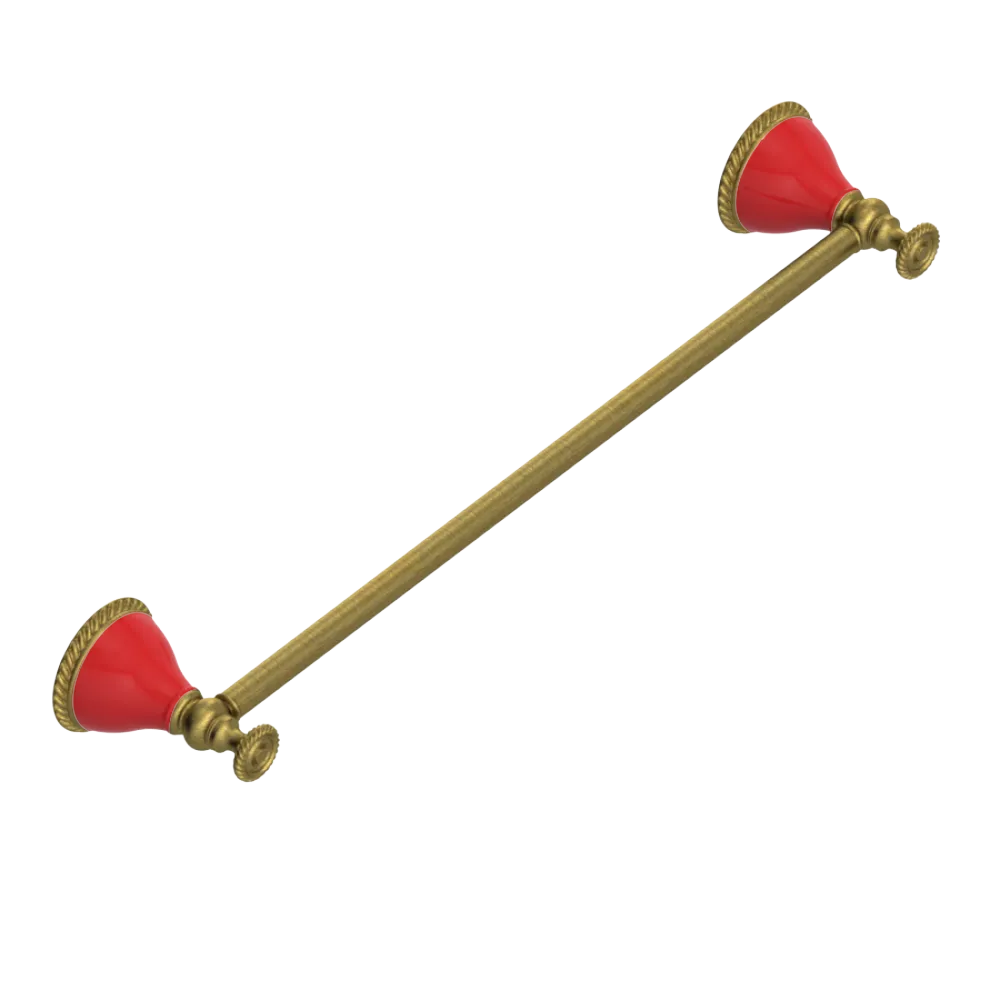 Rubinet Towel Bar 18" Antique Brass Matt