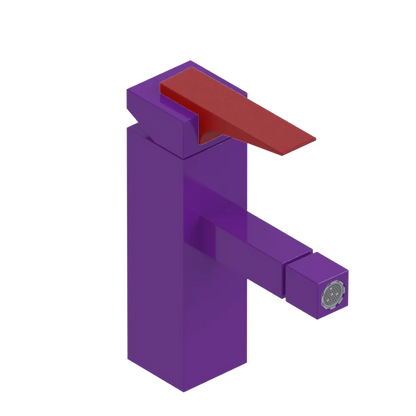 Rubinet Single Control Bidet Fitting (less drain) Purple Haze