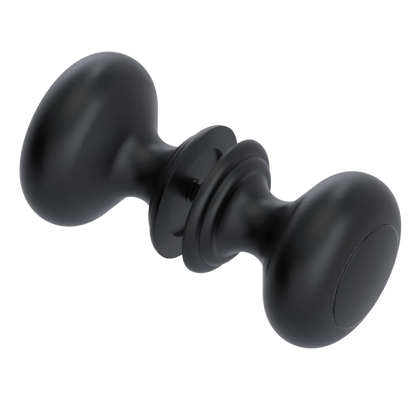 Rubinet Shower Door Knob (set) Matt Black