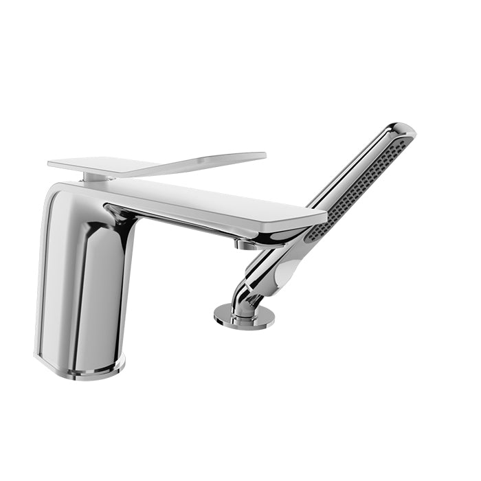 Baril 2-piece tub filler with hand shower