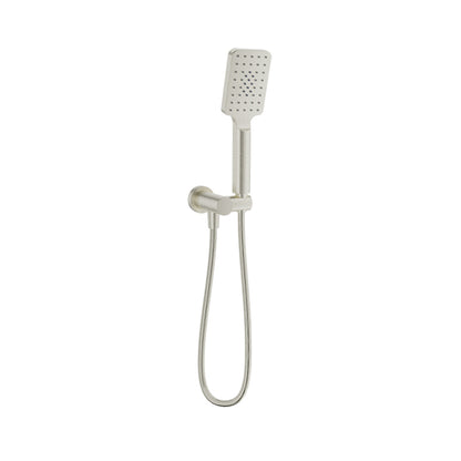 Baril 3-spray anti-limestone hand shower on wall-mounted supply elbow