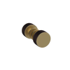 Rubinet Shower Door Knob (set) Satin Brass