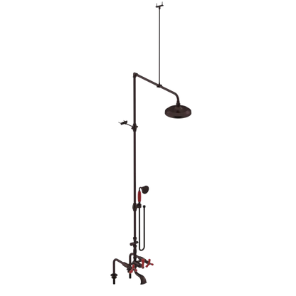 Rubinet Deck Mount Tub & Shower with Hand Held Shower Oil Rubbed Bronze