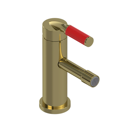 Rubinet Single Control Bidet Fitting (less drain) Natural Brass