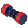 Rubinet Shower Door Knob (set) Midnight Blue