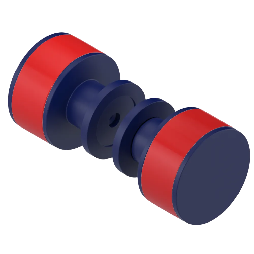 Rubinet Shower Door Knob (set) Midnight Blue