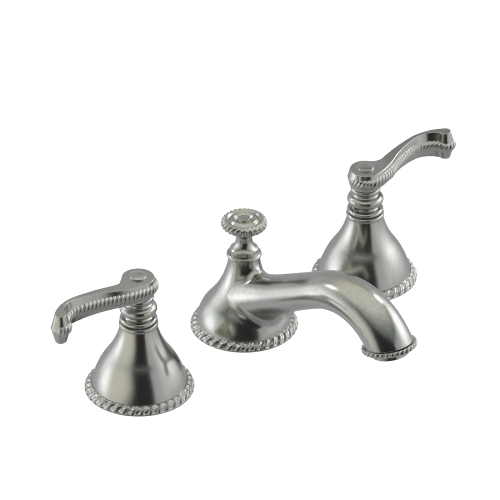 Rubinet Widespread Lav. Set. (less drain) Satin Nickel