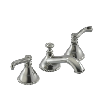 Rubinet Widespread Lav. Set. (less drain) Satin Nickel
