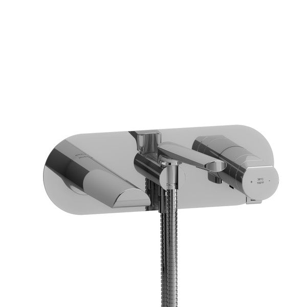 Riobel Parabola Thermostatic Pressure-Balance Trim Wall-Mount Tub Filler