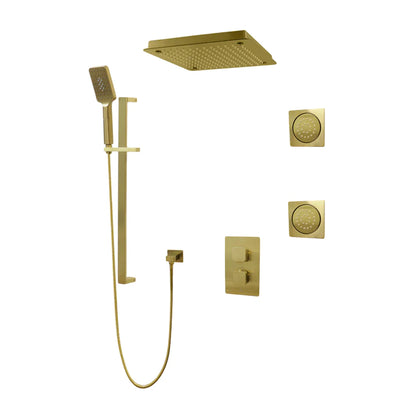 Three Way Thermostatic Shower System F57123-4C16ALB2 - Golzar Home