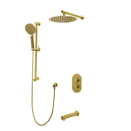 Three Way Thermostatic Shower System F57104-W12ATS - Golzar Home