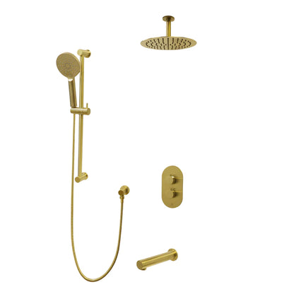 Three Way Thermostatic Shower System F57104-W12ATS - Golzar Home