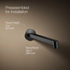 Components® Wall-mount bathroom sink faucet spout with Row design, 1.2 gpm