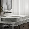 Components® Wall-mount bathroom sink faucet spout with Ribbon design, 1.2 gpm