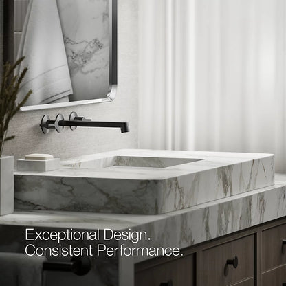 Components® Wall-mount bathroom sink faucet spout with Row design, 1.2 gpm