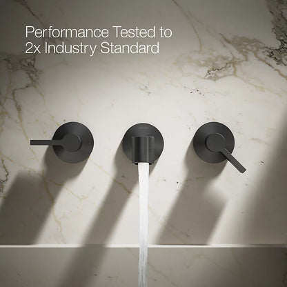 Components® Wall-mount bathroom sink faucet spout with Row design, 1.2 gpm