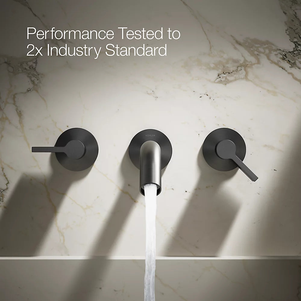 Components® Wall-mount bathroom sink faucet spout with Tube design, 1.2 gpm