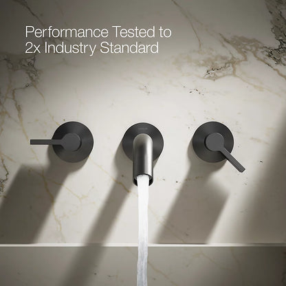 Components® Wall-mount bathroom sink faucet spout with Tube design, 1.2 gpm