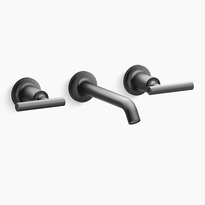 Purist® Wall-mount bathroom sink faucet trim with Lever handles, 1.2 gpm