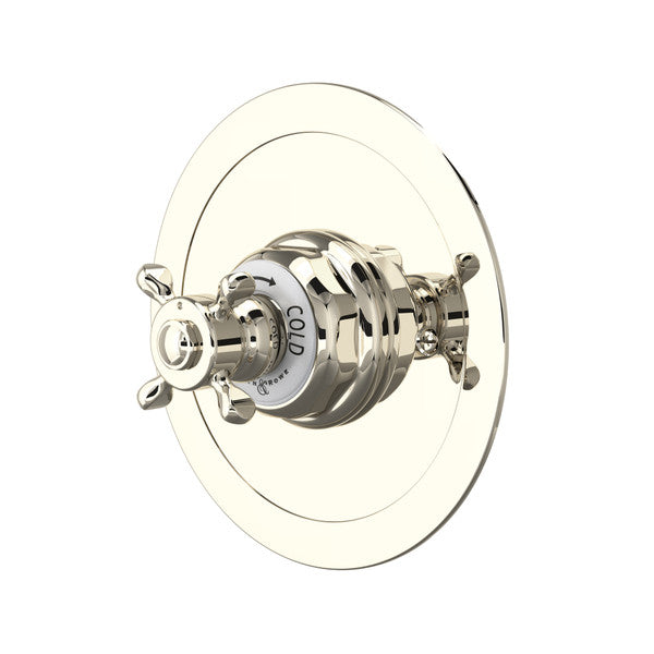 Perrin & Rowe Edwardian™ 3/4" Round Thermostatic Trim Without Volume Control