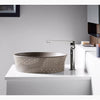 Kensho® 16" round vessel bathroom sink, no overflow