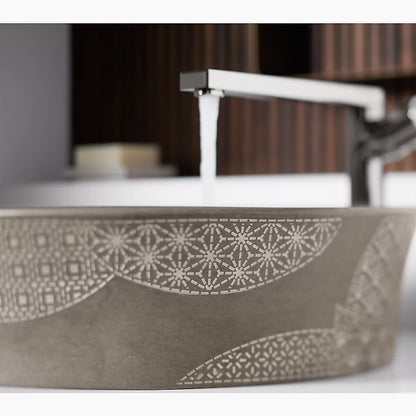 Kensho® 16" round vessel bathroom sink, no overflow