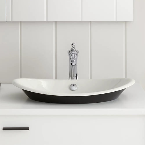 Iron Plains® 20-3/4" oval vessel bathroom sink
