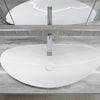 Veil™ 38-1/2" oval vessel bathroom sink, no overflow