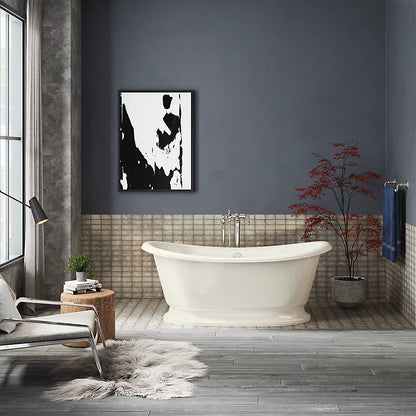 Artifacts™ 66-1/4" x 32-1/2" freestanding bath