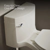 Cimarron® One-piece elongated toilet with concealed trapway, 1.28 gpf
