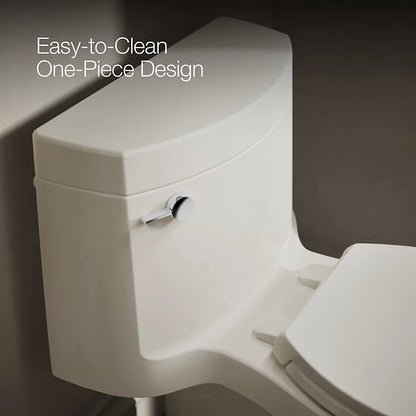 Cimarron® One-piece elongated toilet with concealed trapway, 1.28 gpf