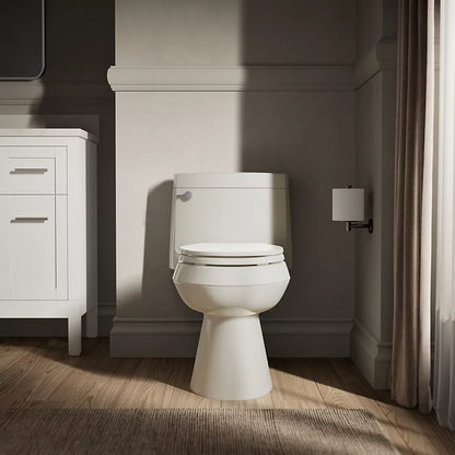 Cimarron® One-piece elongated toilet with concealed trapway, 1.28 gpf