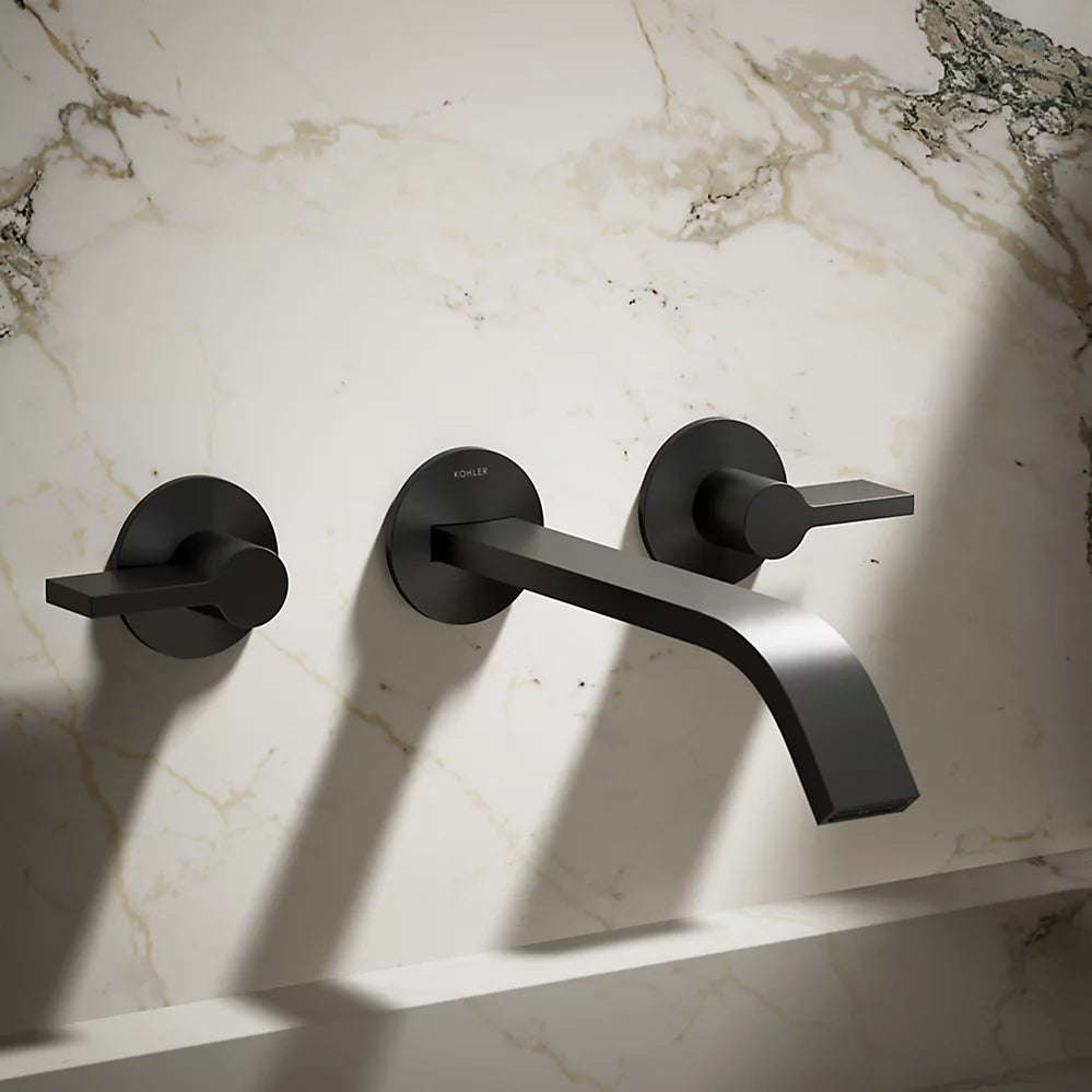 Components® Wall-mount bathroom sink faucet spout with Ribbon design, 1.2 gpm