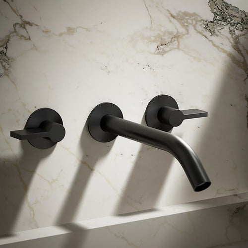 Components® Wall-mount bathroom sink faucet spout with Tube design, 1.2 gpm