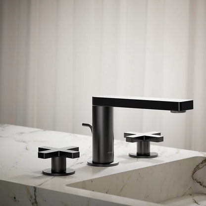 Composed® Widespread bathroom sink faucet with Cross handles, 1.2 gpm