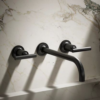 Purist® Wall-mount bathroom sink faucet trim with Lever handles, 1.2 gpm