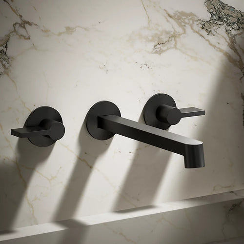 Components® Wall-mount bathroom sink faucet spout with Row design, 1.2 gpm