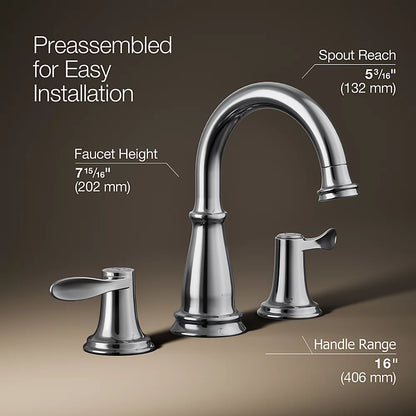 Bellera® Widespread bathroom sink faucet, 1.2 gpm