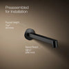 Components® Wall-mount bathroom sink faucet spout with Row design, 1.2 gpm