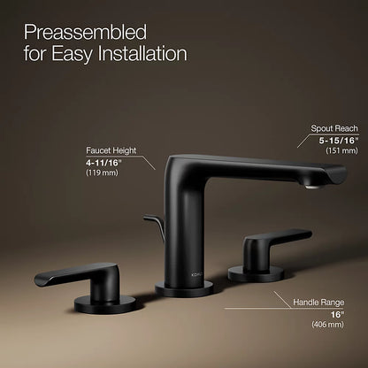 Avid® Widespread bathroom sink faucet, 1.0 gpm