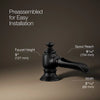 Artifacts® with Flume design Bathroom sink faucet spout with Flume design, 1.2 gpm