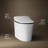 Eir® One-piece elongated smart toilet, dual-flush