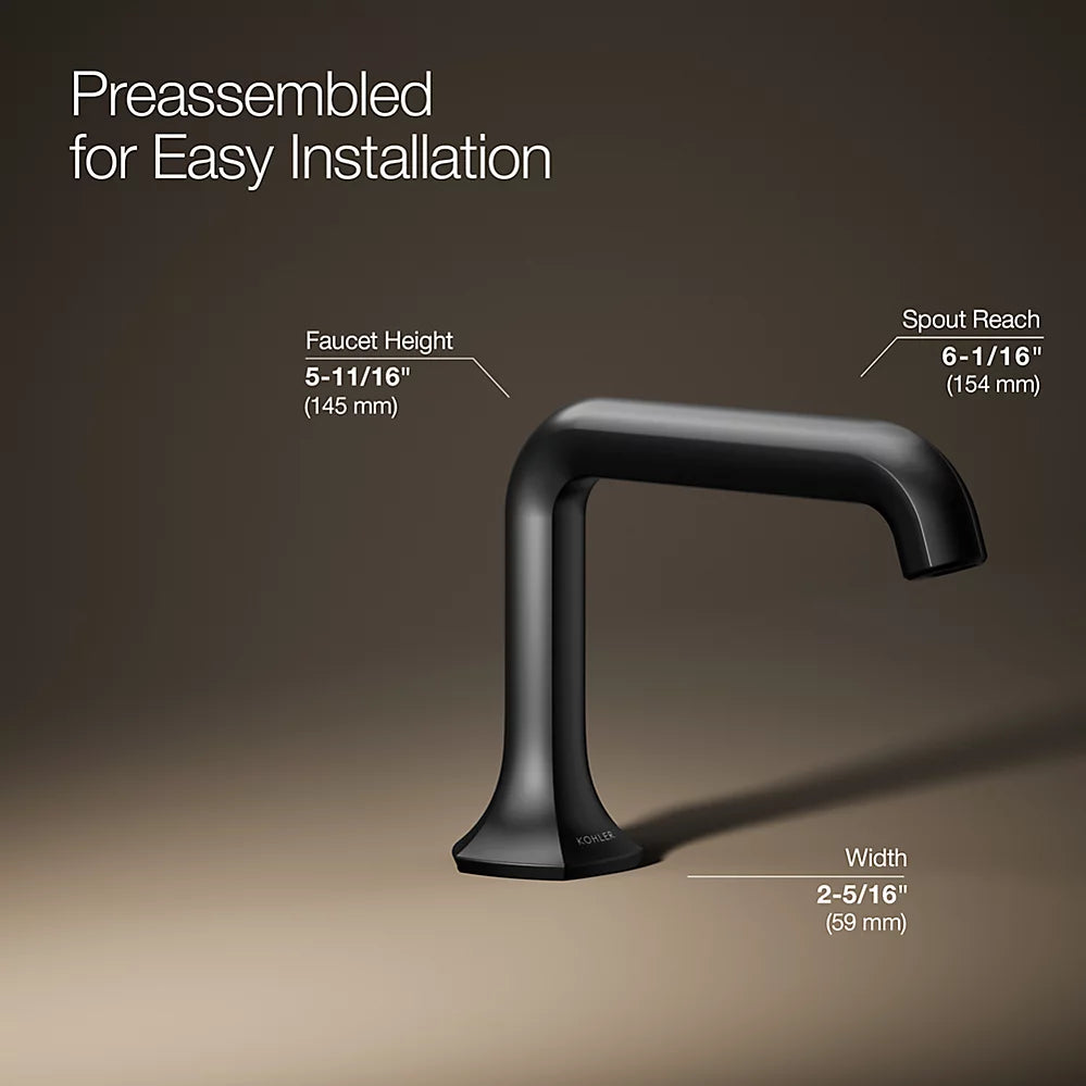 Occasion® Bathroom sink faucet spout with Straight design, 1.2 gpm