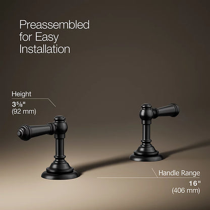 Artifacts® Lever bathroom sink faucet handles